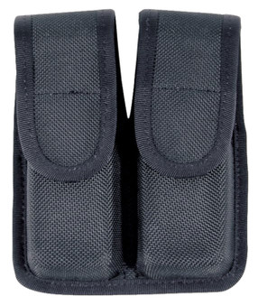 Blackhawk 44A000BK Double Mag Pouch  Black Cordura Compatible w/Single Stack/9mm/40/45