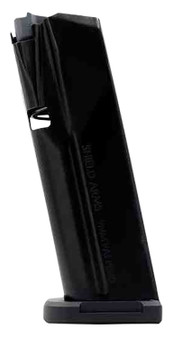 Shield Arms SAS15NCGEN3 S15 Magazine Gen 3 15rd Flush 9mm Luger Fits Glock 48/43X Black Steel