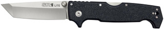 Cold Steel CS62K1A SR1 Lite 4" Folding Tanto Plain 8Cr14MoV SS Blade/Black Griv-Ex Handle Includes Pocket Clip