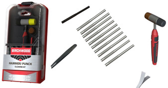 Birchwood Casey HMPNCHKIT Hammer & Punch Kit  19 Pieces