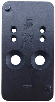 HK 50254261 VP9 Mounting Plate  Black Steel Fits H&K VP9 Optics Ready