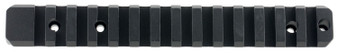 Talley PSM25X700 Remington 700 Picatinny Rail  Black Anodized Short Action 20 MOA