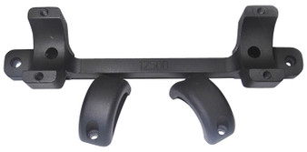 DNZ 12500 Game Reaper Scope Mount/Ring Combo Matte Black 1" Tube, Fits Browning A-Bolt/A-Bolt II Long Action Rifle, High Rings