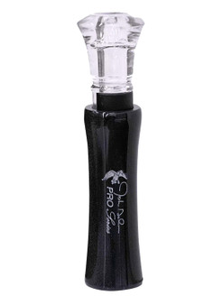 Duck Commander DCJGPS John Godwin Pro Series Friction Call, Double Reed Attracts Ducks, Black Acrylic