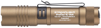 Streamlight 88073 ProTac 1L-1AA Everyday Carry Flashlight  Coyote 40/150/350 Lumens White C4 LED