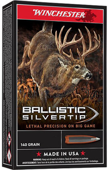 Winchester Ammo SBST65P Ballistic Silvertip  6.5PRC 140gr Bonded Rapid Expansion PHP 20 Per Box/10 Case