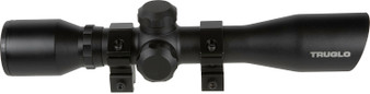 TruGlo TG8504BR Compact  Matte Black 4x32mm 1" Tube Duplex Reticle