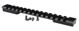 Warne 76T3M Mountain Tech Tactical Rail Black Anodized Aluminum Tikka  T3/T3X Rifle Short Action, 0 MOA