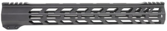 TacFire  A.C.E. Low Profile M-Lok Handgaurd 15" Black Hardcoat Anodized Aluminum for 308 Win AR-10