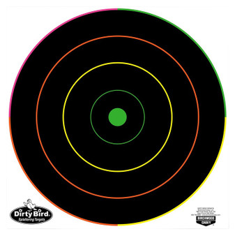 Birchwood Casey 35870 Dirty Bird  Bullseye Tagboard Target 12" 100 Per Pkg