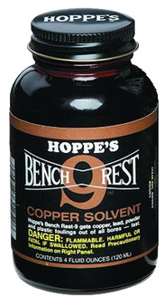 Hoppe's BR904 Bench Rest 9 Copper Bore Cleaner 5 oz. Bottle 10 Pack