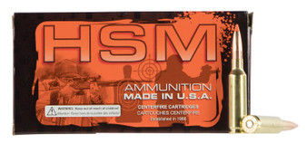 HSM 22311N Match  223 Rem 77 gr Sierra MatchKing BTHP 50 Per Box/ 20 Case