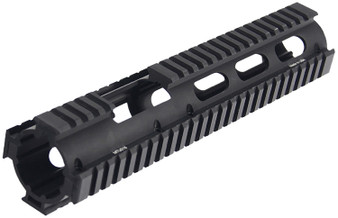 Leapers MTU015 Quad Rail Handguard Aluminum Matte Black Receiver