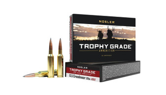 Nosler 60091 Trophy Grade Long-Range 6.5Creedmoor 129gr Nosler Spitzer AccuBond Long Range 20 Per Box/10 Case