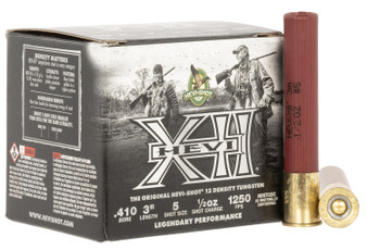 HEVI-Shot HS54105 HEVI-XII  410Gauge 3" 1/2oz Tungsten 5Shot 25 Per Box/5 Case