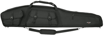Tac Six 10949 Velocity Rifle Case 55" Black Endura w/ 600D Polyester & Lockable Zipper