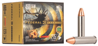 Federal P460XB1 Premium  460S&W Mag 275gr Barnes Expander BRX 20 Per Box/10 Case