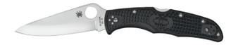 Spyderco C10PBK Endura 4 Lightweight 3.80" Folding Drop Point Plain VG-10 SS Blade/Black  Textured FRN Handle Includes Pocket Clip