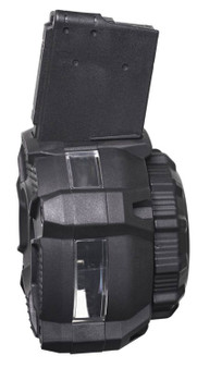 ProMag DRMA24 Standard  65rd Drum w/ Capacity Window 223 Rem/5.56x45mm Fits AR-15 Black DuPont Zytel Polymer