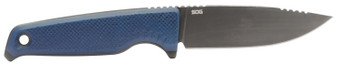 S.O.G SOG17790157 Altair FX  3.40" Fixed Clip Point Plain Satin TiCN Cryo CPM 154 SS Blade, Squid Ink Black GRN Handle, Includes Sheath