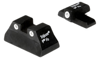 Trijicon 600268 Bright & Tough Night Sights  Green/Tritium White Outline Front Sight-Green/Tritium White Outline Rear Sight H&K USP Compact