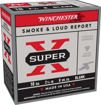 Winchester Ammo XBP10W Super X Blank 10Gauge 2.87" 25 Per Bx/10 Case