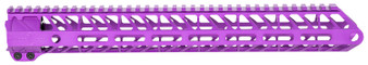 Timber Creek Outdoors ME15HGPPA Enforcer 15 Inch Hand Guard M-LOK  Purple Anodized