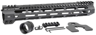 Midwest Industries MICRLW12625 Combat Lightweight AR-15 Black Hardcoat Anodized Aluminum/Polymer 12.625" Picatinny/M-LOK