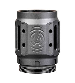 SilencerCo AC5451 Charlie MAAD Brake 2.0 Black Anodized Aluminum 2.23" OAL 1.68" Diameter