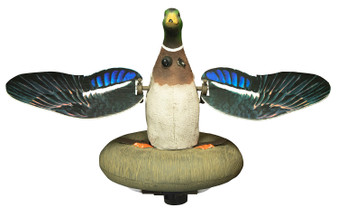 Higdon Outdoors 53077 XS Splashing Flasher  Mallard Drake Species Multi Color Features Built-In Timer