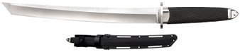 Cold Steel CS35AE Magnum Tanto XII  12" Fixed Tanto Plain Satin VG-10 San Mai Blade/Black Textured/Oval Kray-Ex Handle Includes Sheath