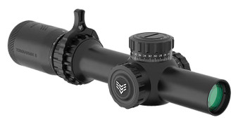 Swampfox Optics THK14241GB Tomahawk II  Black 1-4x24mm 30mm Tube BDC Green Reticle