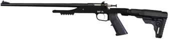 Keystone KSA2180LH Precision 6061 Overlander Pack Rifle 22 LR Single Shot 16.12" Carbon Fiber Threaded Barrel, Black Anodized Picatinny Rail Aluminum Receiver, Aluminum/Carbon Fiber Adjustable Skeleto