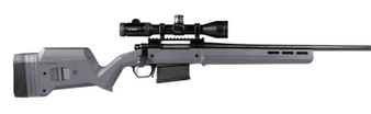 Magpul MAG931-GRY Hunter American Stock Fixed with Aluminum Bedding & Adjustable Comb Stealth Gray Synthetic for Ruger American SA