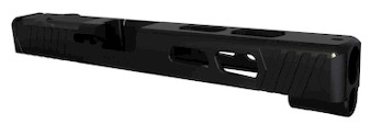 Rival Arms RA10G705A Precision Slide A1 Docter Cut Black QPQ Case Hardened 17-4 Stainless Steel for Glock 34 Gen 3