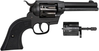 Diamondback DB0500A001 Sidekick  22 LR/22 WMR 9 Shot, 4.50" Black Cerakote Steel Barrel & Cylinder, Black Cerakote Zinc Alloy Frame Black Checkered Grips, Hammer Safety, Exposed Hammer