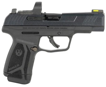 Ruger 3521 Max-9 Long RD 9mm Luger 12+1 4" Black Alloy Steel Optic Ready/Serrated Slide, Black Polymer Frame