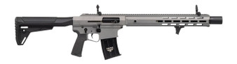 Panzer Arms PAAR12PROGLF AR12 Pro-L 12 Gauge Semi-Auto 3" 5+1 18.50" Black Barrel, Tactical Gray Cerakote Aluminum Receiver w/Picatinny Rail, M-LOK Handguards, Gray Synthetic Stock, Black Polymer Grip