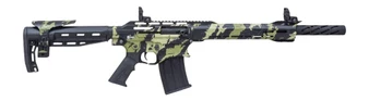Citadel CBOSS2512-VECG Boss25  12 Gauge 3" 5+1 18.75" Threaded Barrel, Vector Green Camo Steel Receiver w/Picatinny Rail, Adj Comb Synthetic Butt Stock, Picatinny Rail Forend, Polymer Grip