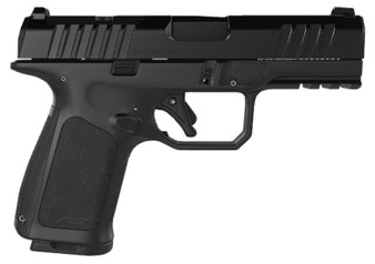 Rost Martin RM1CBLKOSP15 RM1C  9mm Luger 15+1 4" Black Match Grade Barrel, Black Tenifer Optic Ready/Serrated Steel Slide, Black Polymer Frame w/Picatinny Rail, Textured Grip, Ambidextrous
