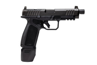 Rost Martin RM1FBLKOSPT RM1F Tactical 9mm Luger 24+1 4.50" Black Threaded Barrel, Black Nitron Steel Optic Ready/Serrated Slide, Black Polymer Frame w/Picatinny Rail, Interchangeable Backstrap Grip, R