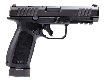 Rost Martin RM1FBLKOSP10CA RM1F  9mm Luger 10+1 4.50" Black Match Grade Barrel, Black Nitron Steel Optic Ready/Serrated Slide, Black Polymer Frame w/Picatinny Rail, RMR Footprint, Ambidextrous