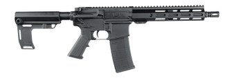 Andro Corp Industries 30010HBMPS ACI-15 Halo 300 Blackout 30+1 10" Black Nitride Threaded Barrel, Black Anodized Aluminum Receiver w/Picatinny Rail, M-LOK Handguard, Black Polymer SBA3 Pistol Brace, A