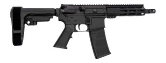 Andro Corp Industries 5568CB ACI-15 CQB 5.56 NATO 30+1 8" Black Nitride Threaded Barrel, Black Anodized Aluminum Receiver w/Picatinny Rail, M-LOK Handguard, Black Polymer SBA3 Pistol Brace, Black A2 G