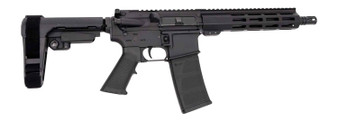 Andro Corp Industries 30010HB ACI-15 Halo 300 Blackout 30+1 10" Black Nitride Threaded Barrel, Black Anodized Aluminum Receiver w/Picatinny Rail, M-LOK Handguard, Black Polymer SBA3 Pistol Brace, A2 G