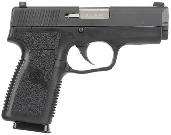 Kahr Arms KP9094N P *CA Compliant 9mm Luger Caliber with 3.60" Barrel, 7+1 Capacity, Black Finish Frame, Serrated Matte Black Stainless Steel Slide, Polymer Grip & TruGlo Night Sigts