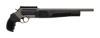 Taurus 2-JHD441013MAG-C Judge Home Defender Medium 45 Long Colt 410 Bore 5 Shot 13" Tungsten Barrel, Matte Black Cylinder, Tunsten Alloy Steel Frame w/Picatinny Rail, Black Rubber Grip, Transfer Bar S