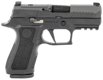 Sig Sauer 320XC9BXR3PR210 P320 XCompact 9mm Luger 10+1 3.60" Carbon Steel Barrel, Black Nitron Optic Ready/Serrated SS Slide, Black Stainless Steel Frame w/Picatinny Rail, Black XCompact Polymer Grips