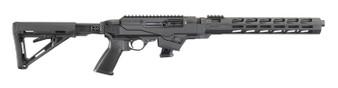 Ruger 19126 PC Carbine *State Compliant 9mm Luger 10+1 16.12" Fluted Barrel, Type III Hard Coat Anodized Aluminum Alloy Receiver, Fixed Magpul MOE Stock, M-Lok Accessory Slots, Optics Ready