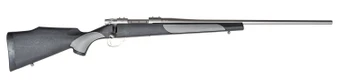 Weatherby  Vanguard Weatherguard Full Size 270 Win 5+1 24" Satin Threaded Barrel, Satin Stainless Steel Drilled & Tapped Receiver, Black/Gray Weatherguard Stock